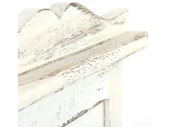 MCW Wandgarderobe H33 2er-Set Weiß Shabby