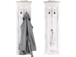 MCW Wandgarderobe H33 2er-Set Weiß Shabby