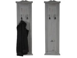 MCW Wandgarderobe H33 2er-Set Grau Shabby