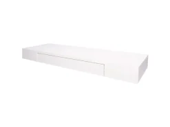 MCW Wandregal H37 Schublade 8x80x25cm Weiß
