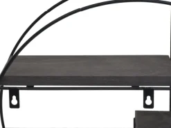 MCW Wandregal K76 45x45x11cm Dunkelgrau