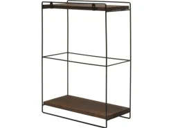 MCW Wandregal K77 50x35x17cm Dunkelbraun