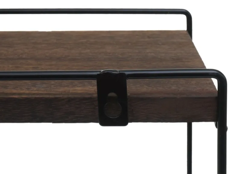 MCW Wandregal K77 50x35x17cm Dunkelbraun