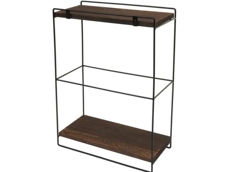 MCW Wandregal K77 50x35x17cm Dunkelbraun