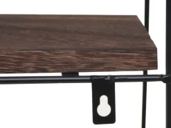 MCW Wandregal K76 45x45x11cm Dunkelbraun