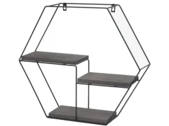 MCW Wandregal K76 43x49x11cm Dunkelgrau