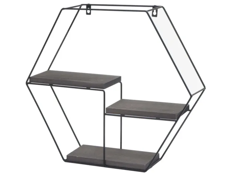 MCW Wandregal K76 43x49x11cm Dunkelgrau