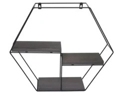 MCW Wandregal K76 43x49x11cm Dunkelgrau