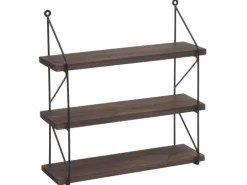 MCW Wandregal K78 40x40x13cm Dunkelbraun