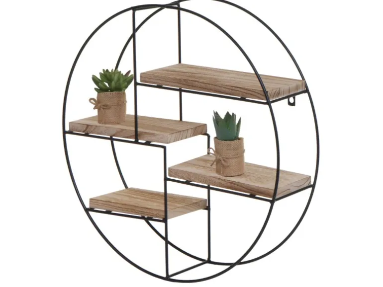 MCW Wandregal K76 45x45x11cm Natur