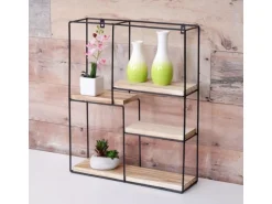 MCW Wandregal K76 51x40x11cm Natur