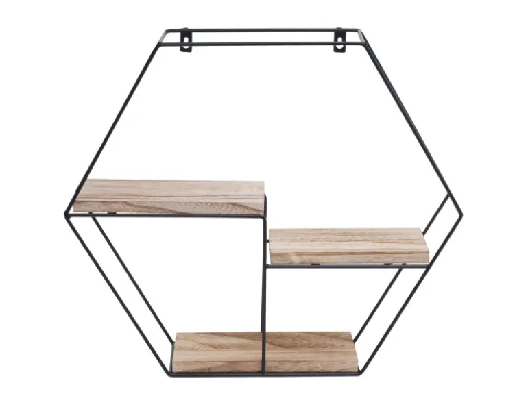 MCW Wandregal K76 43x49x11cm Natur