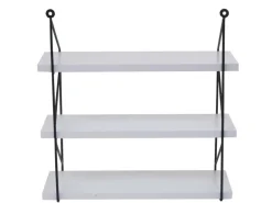 MCW Wandregal K78 40x40x13cm Weiß