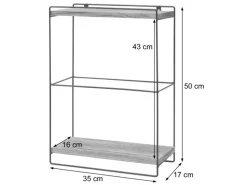 MCW Wandregal K77 50x35x17cm Weiß