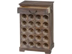MCW Weinregal Torre H324 Braun