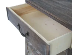 MCW Weinregal Torre H324 Braun