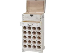 MCW Weinregal Torre H323 Weiß
