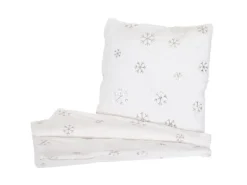 MCW Wohndecke mit Deko-Kissen Schnee 2-tlg.