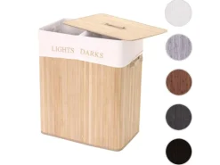 MCW Wäschekorb C21 63x55x34cm 100l Naturfarben