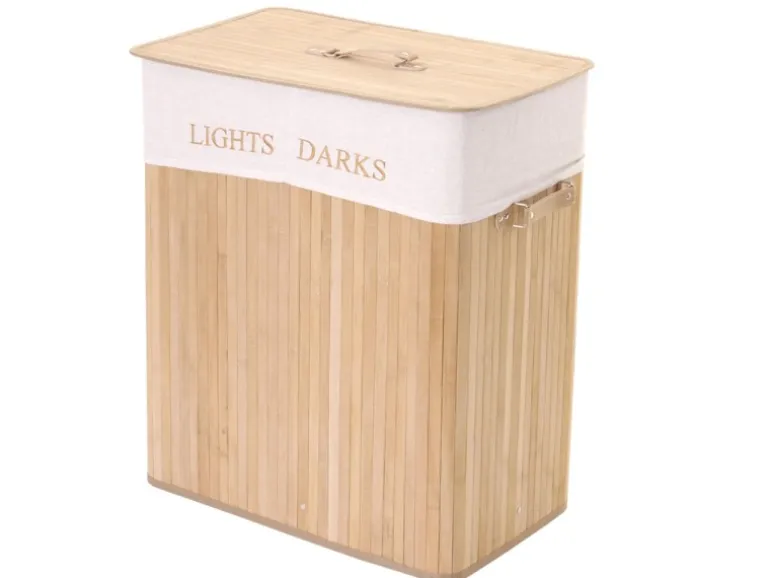 MCW Wäschekorb C21 63x55x34cm 100l Naturfarben