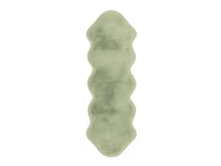 MeGusta Shaggy Hochflor Teppich Uni Mint Polyester 60x180 cm Catalina