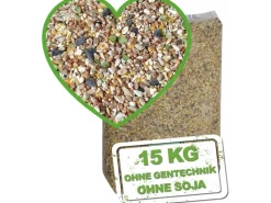 MeineHennen KÖRNER VITAL EXZELLENT Plus 15 Kg Premium Hühnerfutter Wachtelfutter Körnerfutter Geflügelfutter und Hennenfutter Alleinfutter