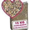 MeinWildvogel WILDVOGEL VITAL 15 kg Vogelfutter Ganzjahresfutter für Wildvögel und Gartenvögel Wildvogelfutter OHNE GENTECHNIK
