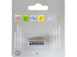 Memo-Art Magnet 6 Stück rund