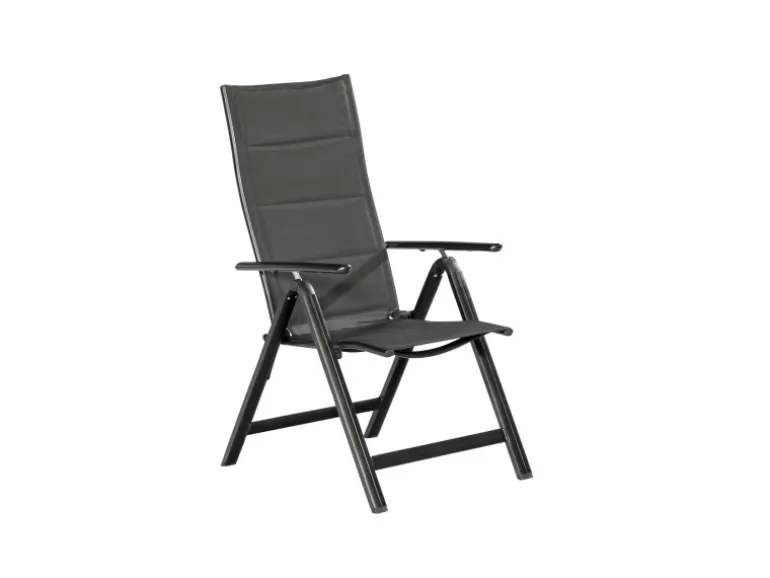 Merxx Taviano Set 5-tlg. 4 Klappsessel Gartentisch 150 x 90 cm Grau