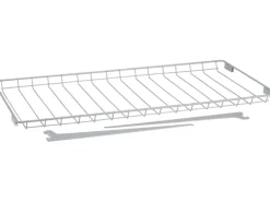 Metall-Flaschenregal 80 cm x 40 cm Weiß-Alu