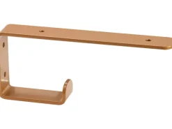 Metall-Garderoben-Konsole 2er-Set 8 cm x 20 cm Matt-Gold