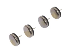 Metallgleiter mit Stift Ø 30 mm 4 Stück