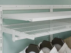 Metall-Hängeschiene 65 cm Weiß