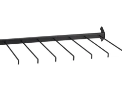 Metall-Hosenhalter 60 cm x 30 cm Schwarz