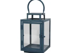 Metalllaterne Blau 22,5 cm