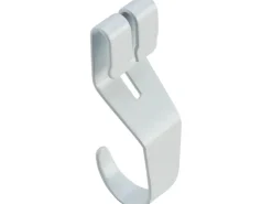 Metall-Multifunktionshaken 3 cm x 8 cm Weiß 3 Stück