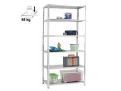 Metall-Schraubregal SR 100/65 Verzinkt 200 cm x 100 cm x 50 cm