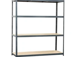 Metall-Schwerlastregal HEAVY Pulverbeschichtet 180 cm x 160 cm x 60 cm