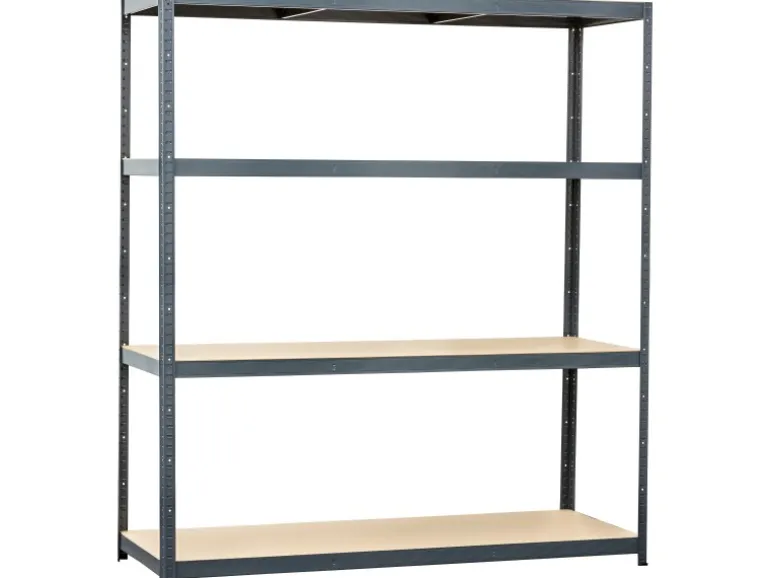 Metall-Schwerlastregal HEAVY Pulverbeschichtet 180 cm x 160 cm x 60 cm