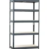 Metall-Schwerlastregal HEAVY Pulverbeschichtet 180 cm x 90 cm x 45 cm