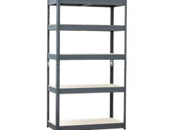 Metall-Schwerlastregal HEAVY Pulverbeschichtet 180 cm x 90 cm x 45 cm