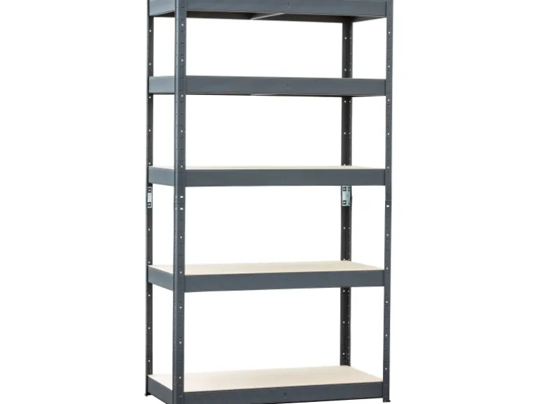 Metall-Schwerlastregal HEAVY Pulverbeschichtet 180 cm x 90 cm x 45 cm
