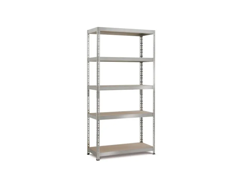 Metall-Schwerlast-Steckregal Verzinkt 180 cm x 90 cm x 40 cm