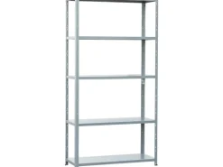 Metall-Steckregal MEDIUM Pulverbeschichtet 193 cm x 100 cm x 40 cm