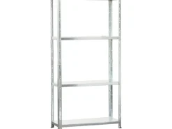 Metall-Steckregal MEDIUM Verzinkt 150 cm x 75 cm x 30 cm