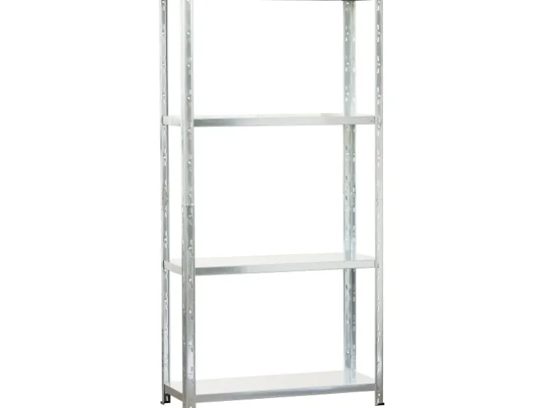Metall-Steckregal MEDIUM Verzinkt 150 cm x 75 cm x 30 cm