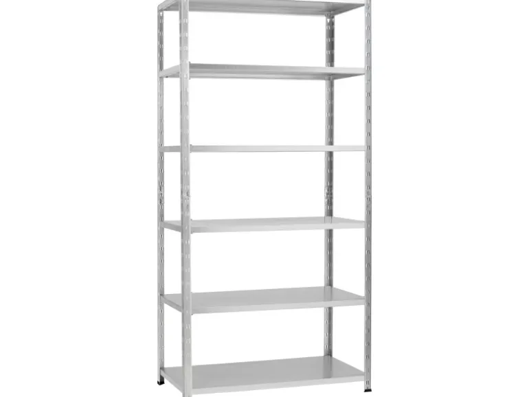 Metall-Steckregal Verzinkt 203 cm x 100 cm x 50 cm