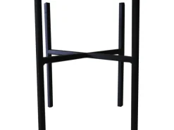 Metall-Ständer Owen Ø 16,5 cm x 16 cm Schwarz