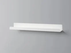 Metall-Wandregal Bix 80 cm x 9 cm x 6 cm Schwarz