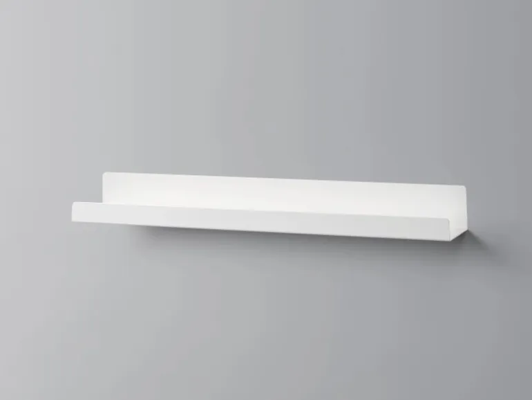 Metall-Wandregal Bix 80 cm x 9 cm x 6 cm Schwarz